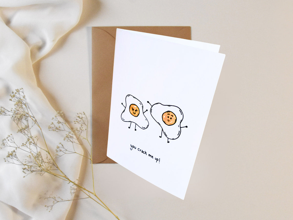 "You Crack Me Up" - Handmade Card