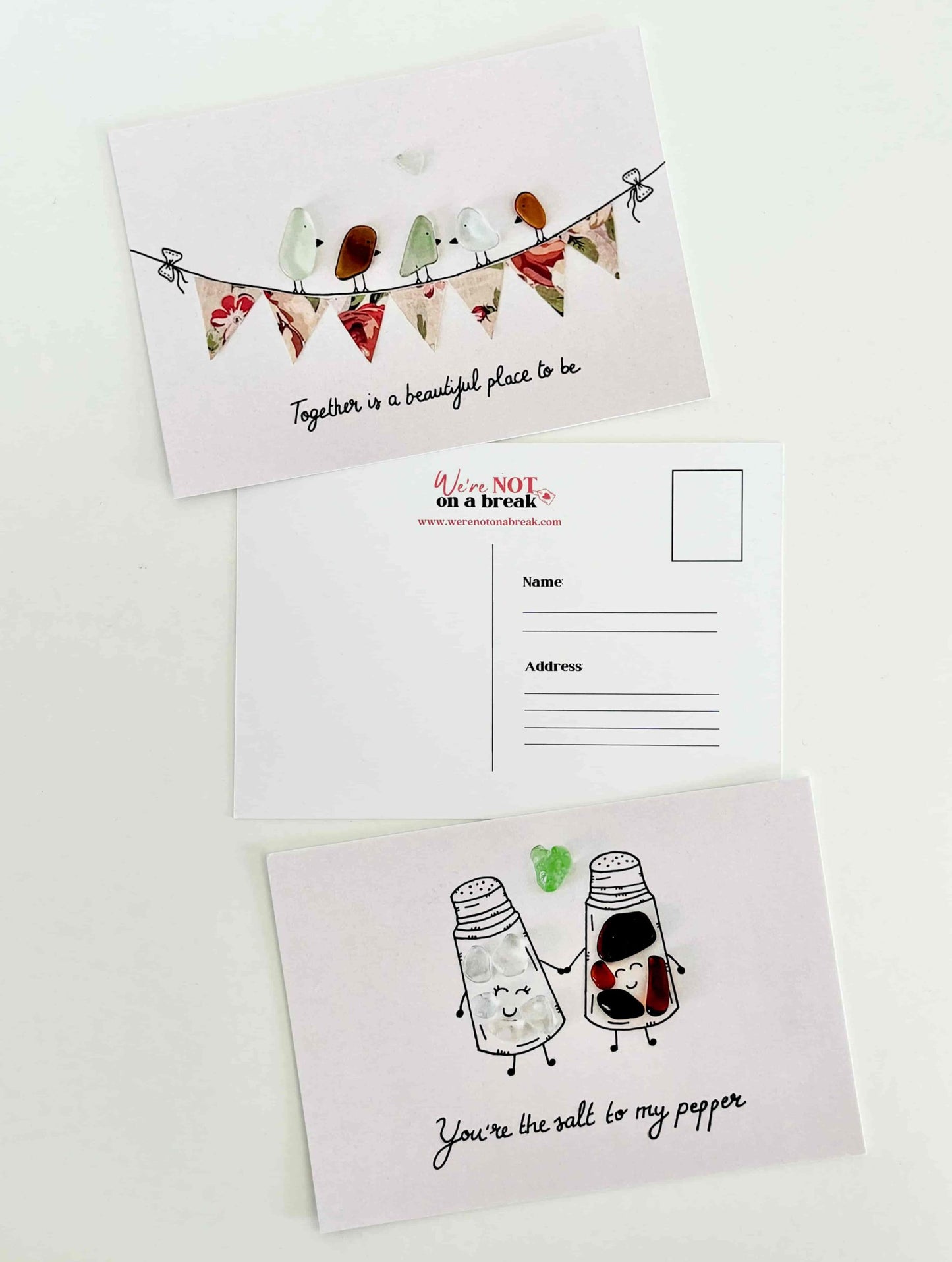 Handmade Christmas Cards (Pack of 4) - Set 1