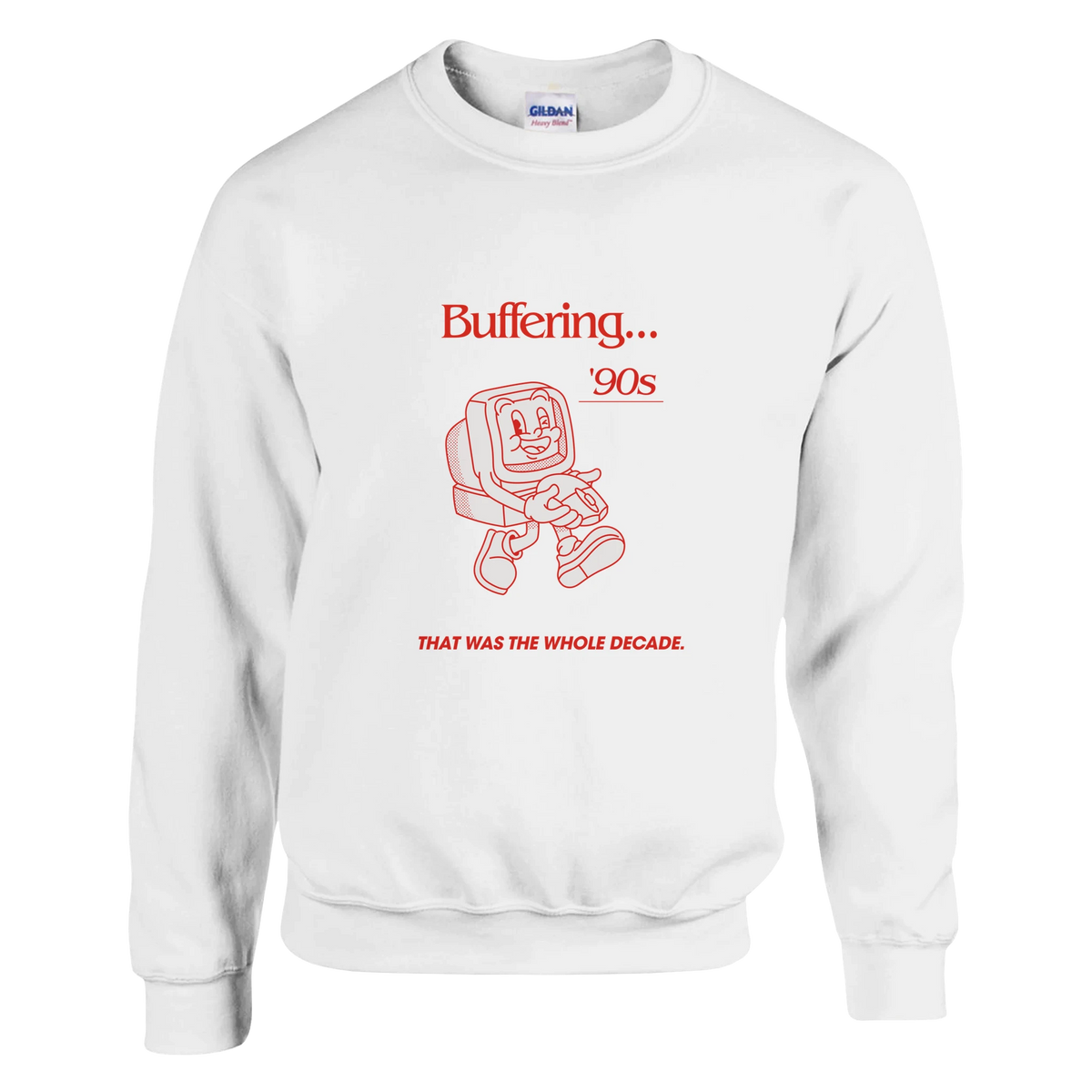 "Buffering..." Crewneck Sweatshirt Geeks