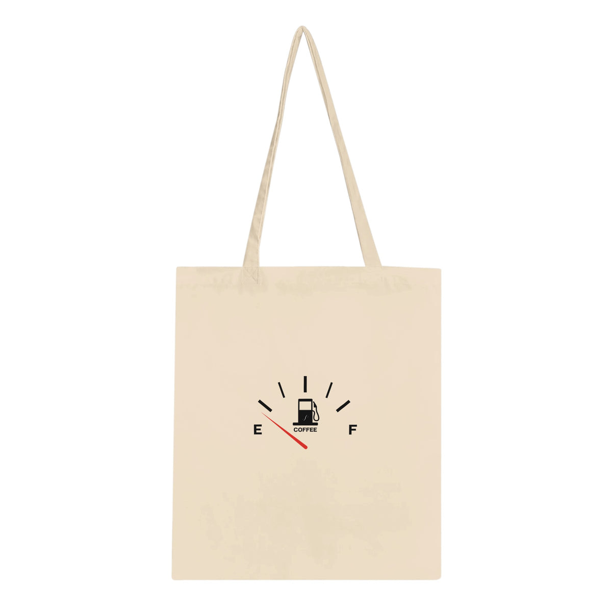 "Warning Low Coffee Levels" Tote Bag Coffee Lovers