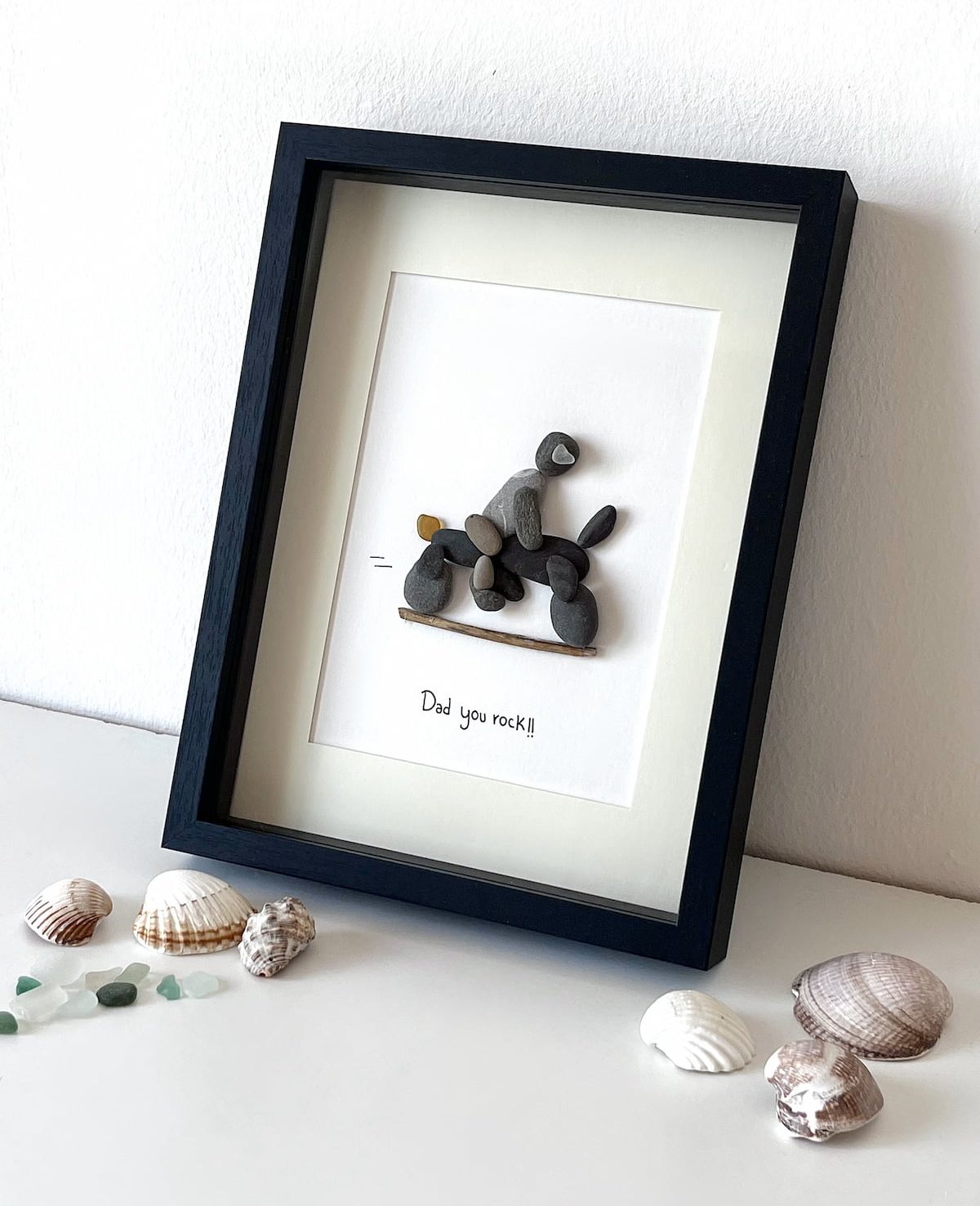 "Motorheads" - Personalized Sea Glass Gift