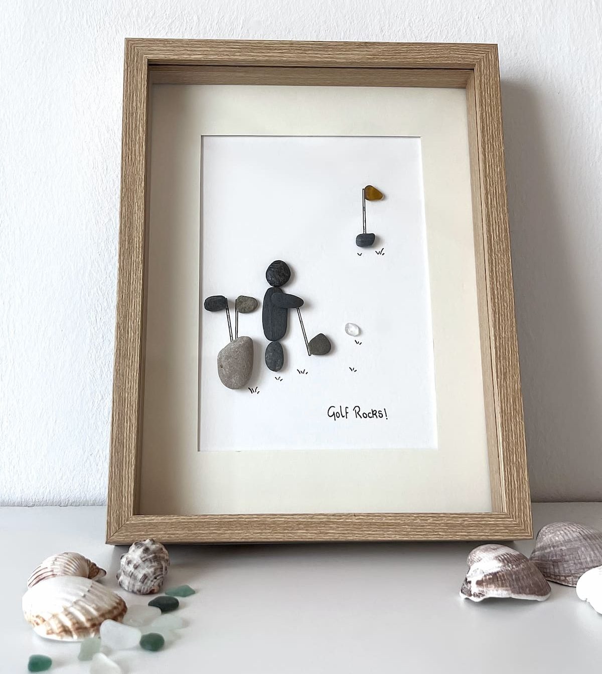 "You Swing Me Off My Feet - Personalized Pebble Gift
