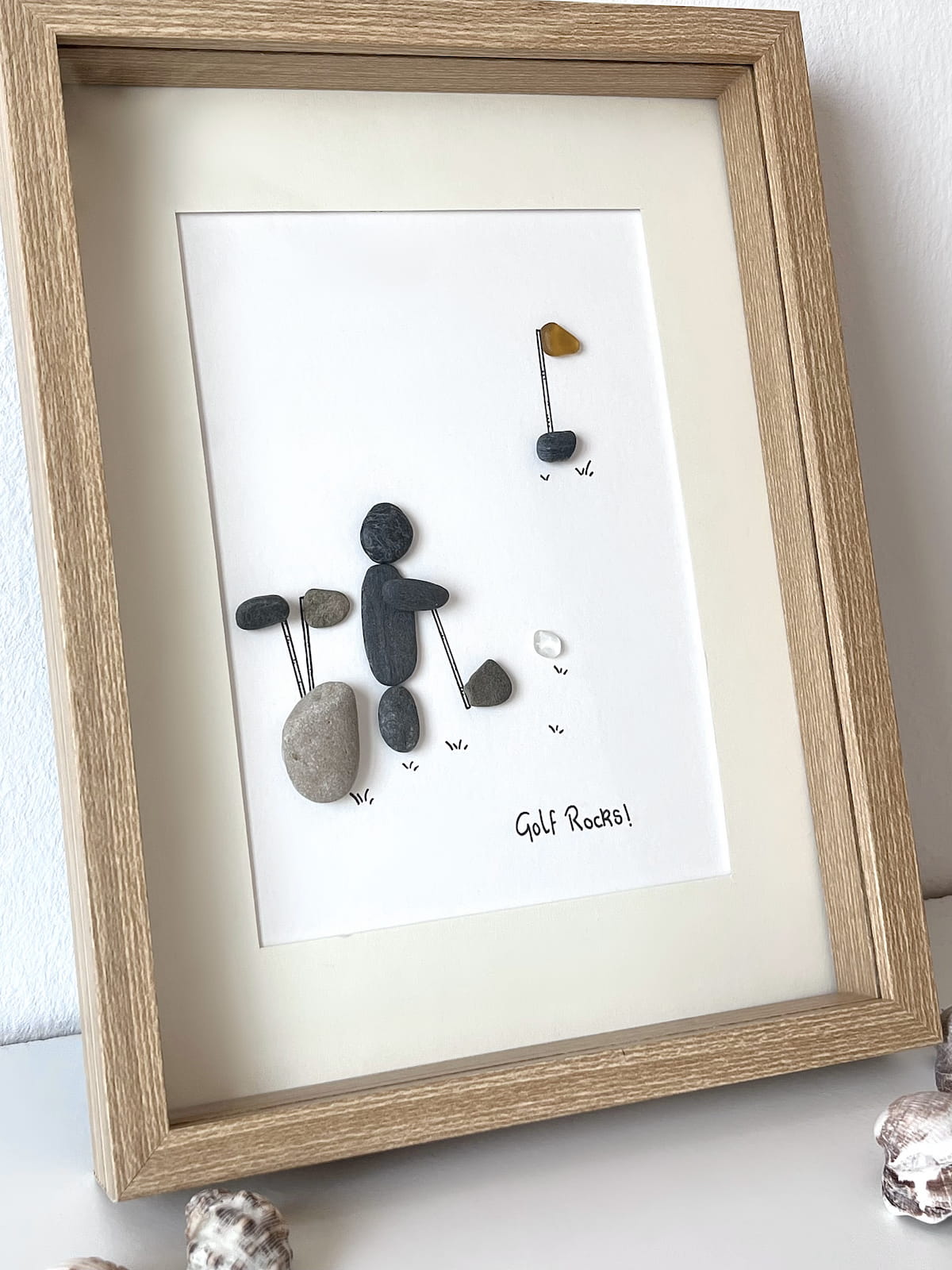 "You Swing Me Off My Feet - Personalized Pebble Gift