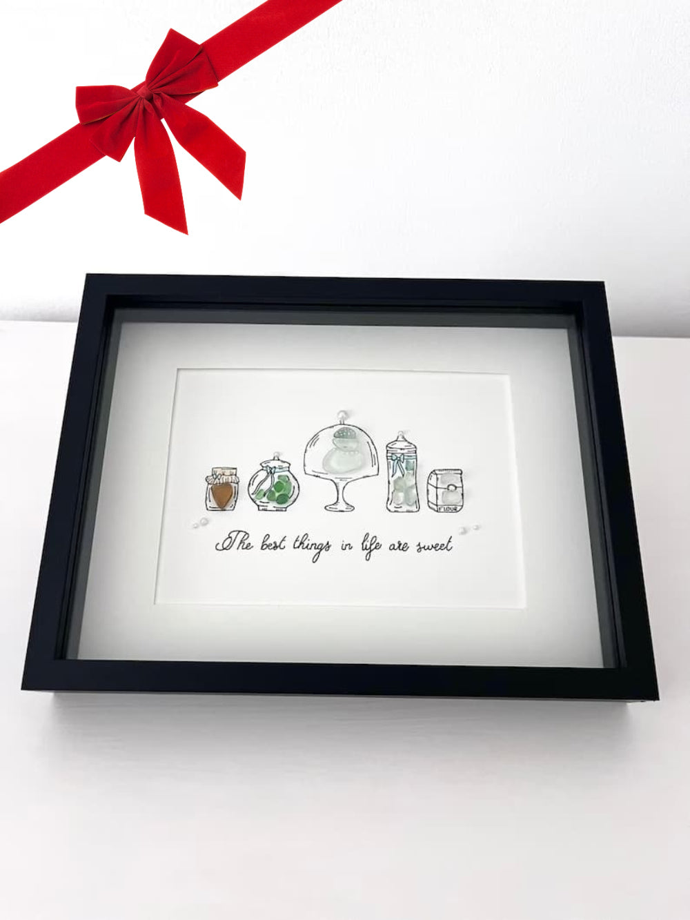 Christmas Gift - Sea Glass Bakery Decor Art