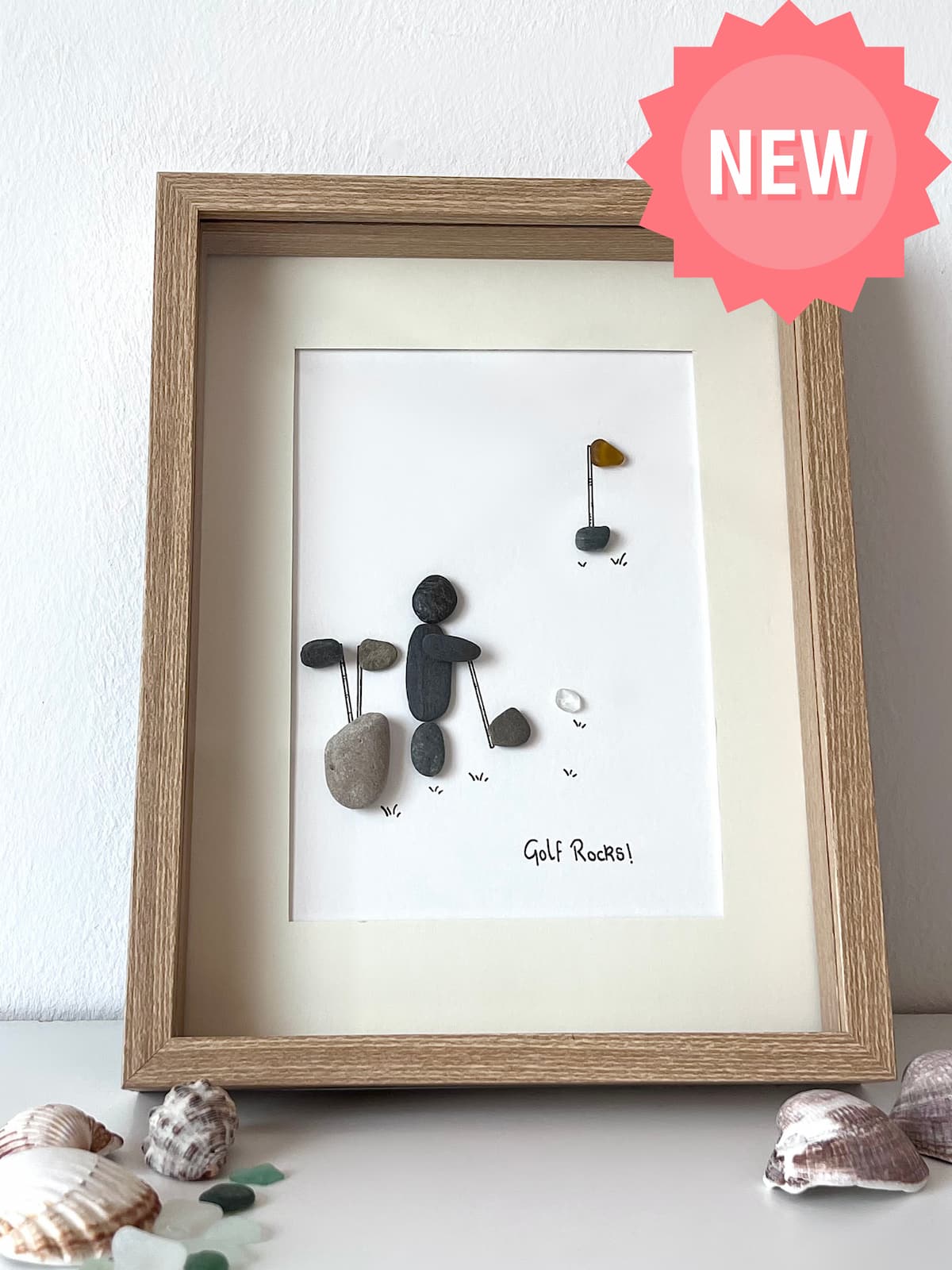 "You Swing Me Off My Feet - Personalized Pebble Gift