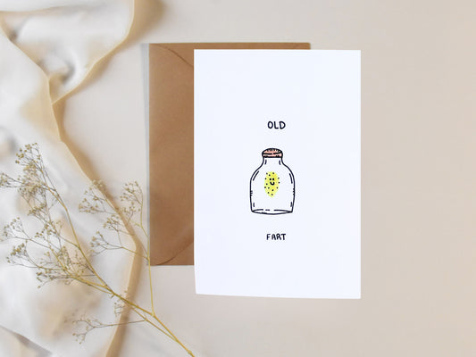 "You Old Fart" - Handmade Card