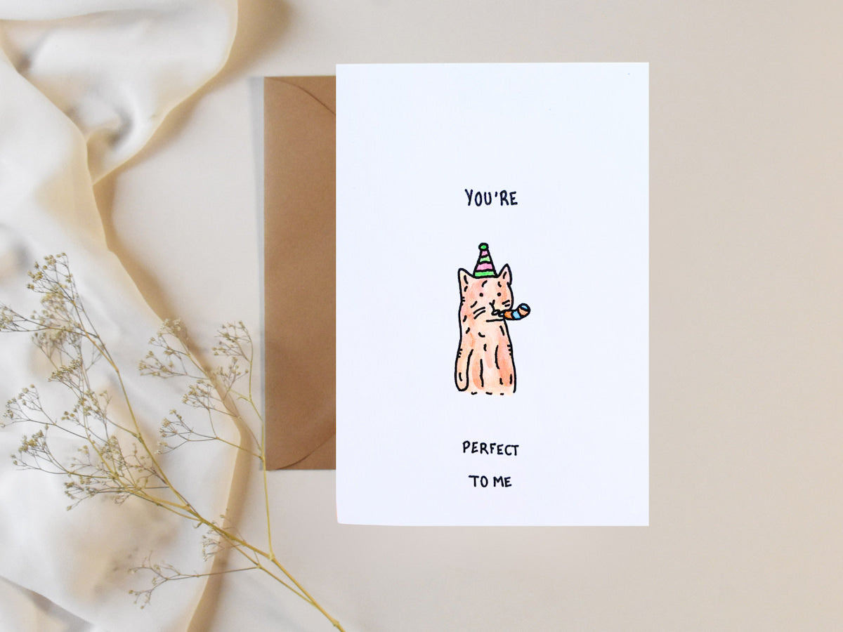 "Lets Get Pawty Started" Handmade Greeting Card