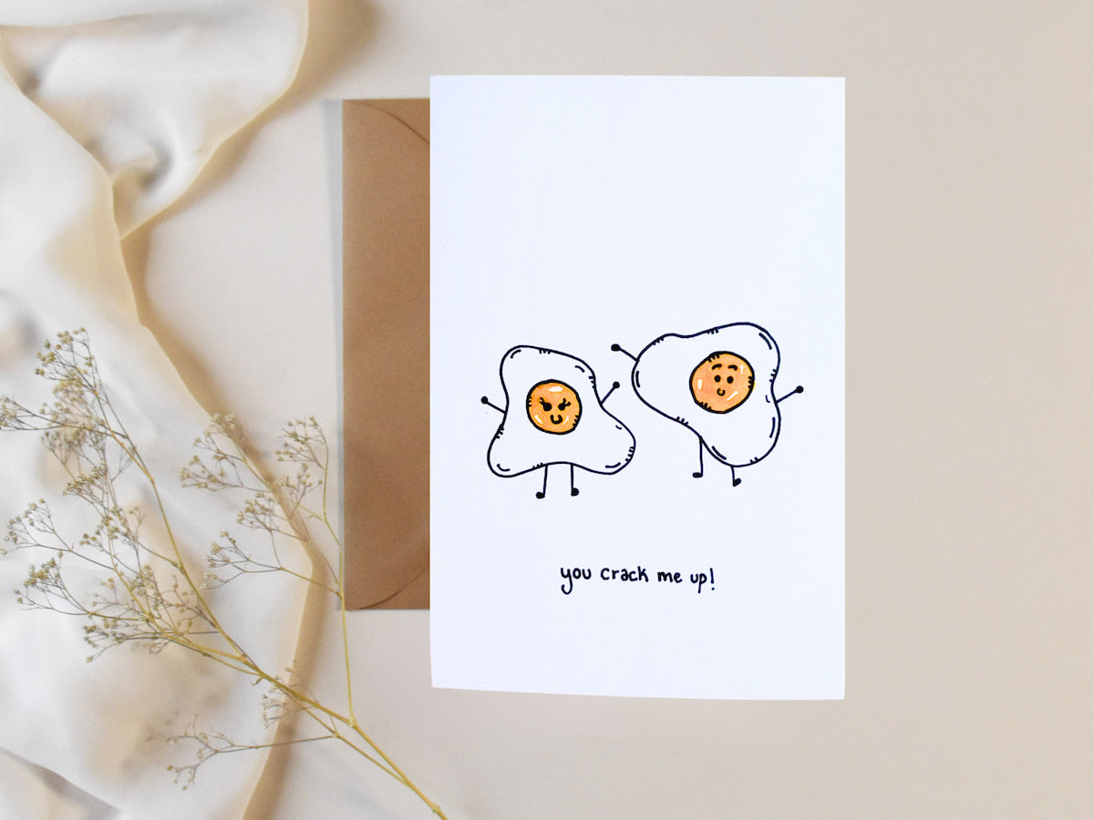 "You Crack Me Up" - Handmade Card