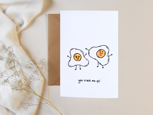 "You Crack Me Up" - Handmade Card
