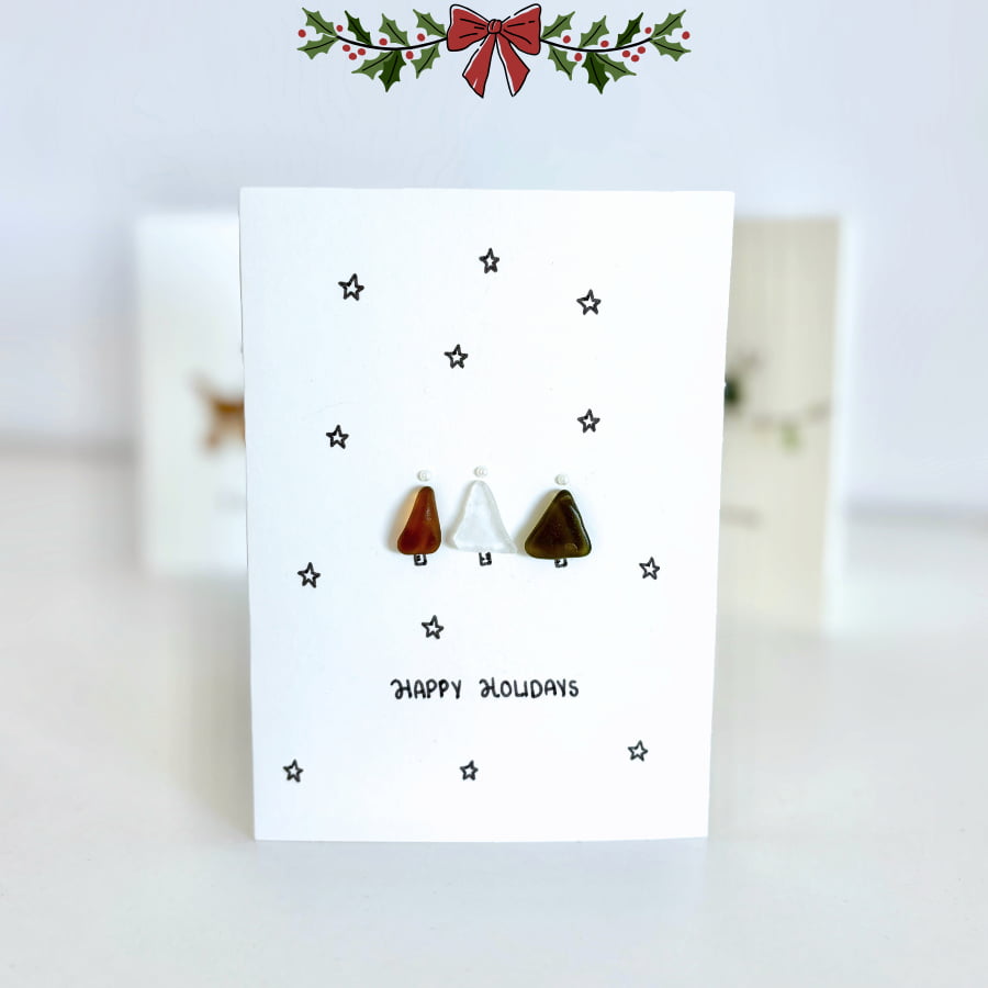 Handmade Christmas Cards (Pack of 4) - Set 1