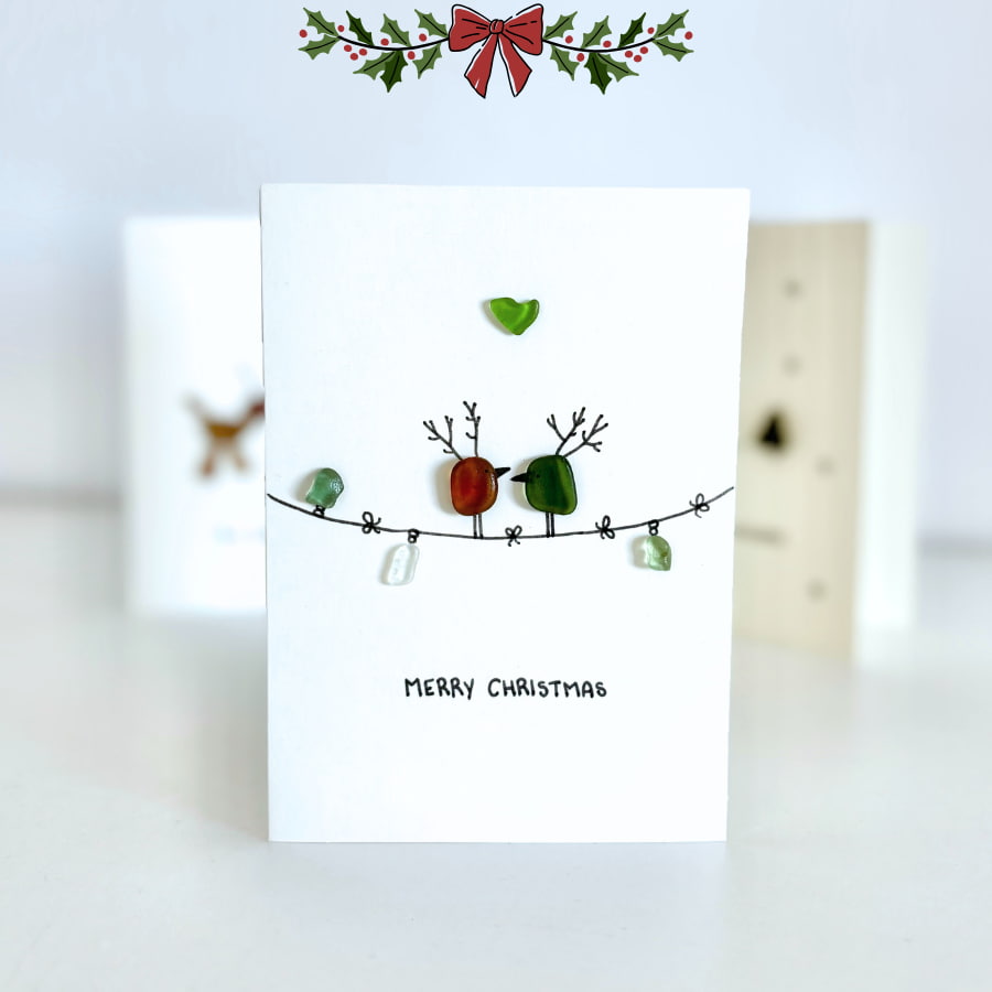 Handmade Christmas Cards (Pack of 4) - Set 1