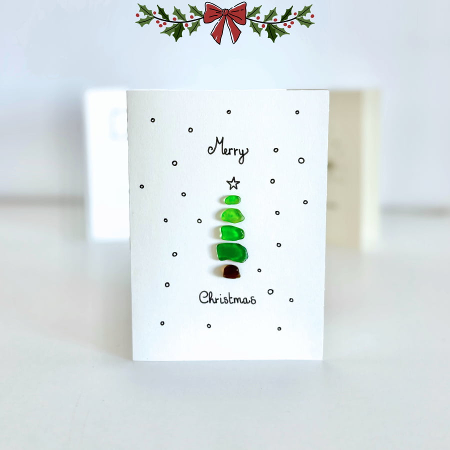 Handmade Christmas Card (Pack of 4) - Set 4