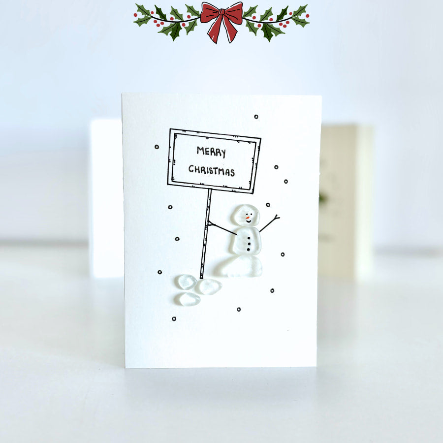 Handmade Christmas Card (Pack of 4) - Set 4