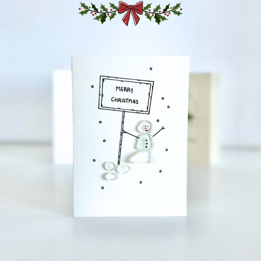 Handmade Christmas Card (Pack of 4) - Set 4