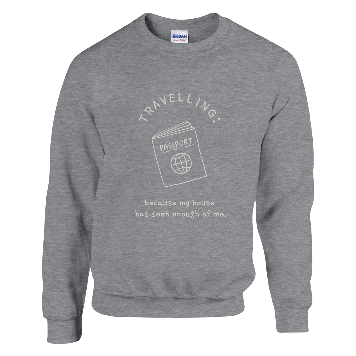 "Traveling..." Crewneck Sweatshirt Adventurers