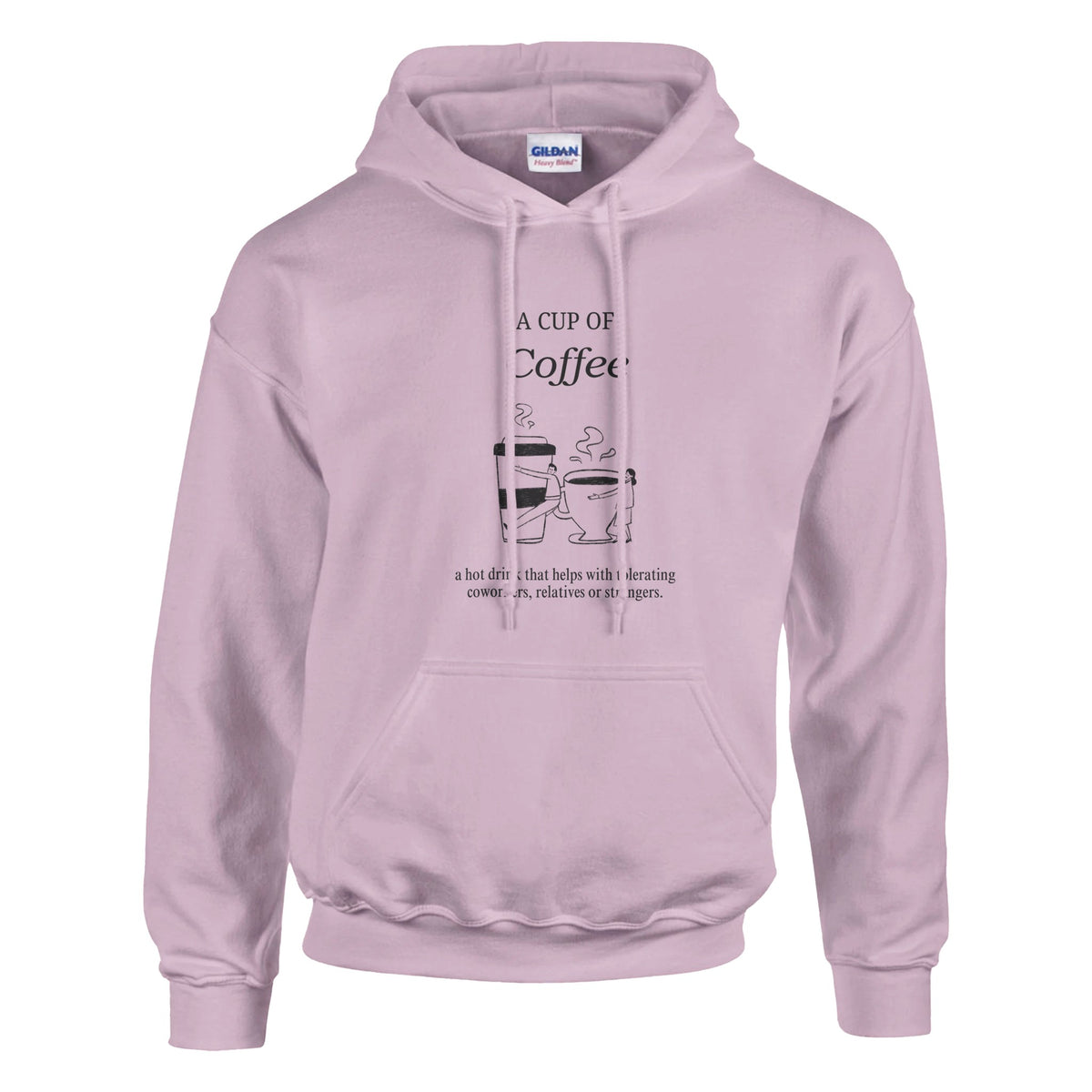 "A Cup Coffee" Pullover Hoodie Coffee Lovers